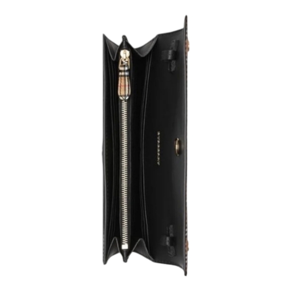 BURBERRY LEATHER CLUTCH BAG - COLOR BLACK - Picture 5 of 17